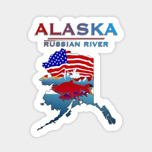 ALASKA Russian River II Sticker